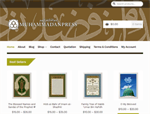 Tablet Screenshot of muhammadanpress.com